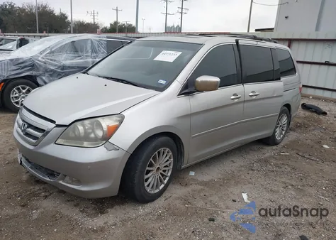 2007 Honda Odyssey Touring from USA, damaged, VIN 5FNRL38827B016982